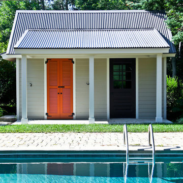 Backyard Pool Shed