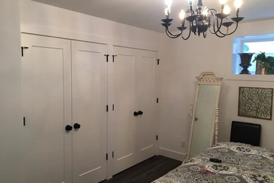 Example of a trendy bedroom design in Calgary