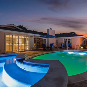 Twilight at Newport Beach Home