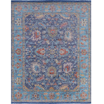 Turkish Oushak Hand-Knotted Rug 9' 2" X 11' 9" - Q14978