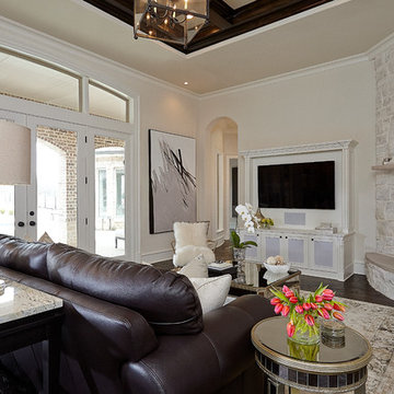 Transitional Family Room