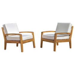 Transitional Outdoor Lounge Chairs by GDFStudio