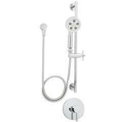 What distance between shower head and detachable shower head? | Houzz Forum