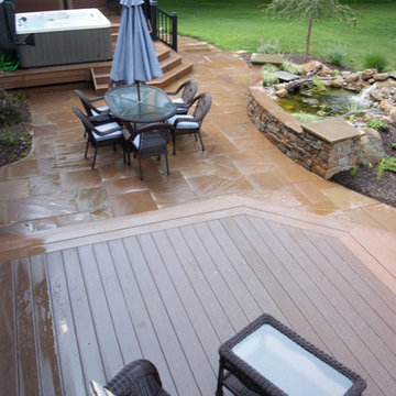 Backyard oasis design with a fusion of settings and functions