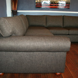 Sectional Sofa Brown - Sofas