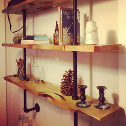 Barnwood Built-In Shelving - Products