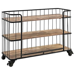 Industrial Bar Carts by ZFurniture