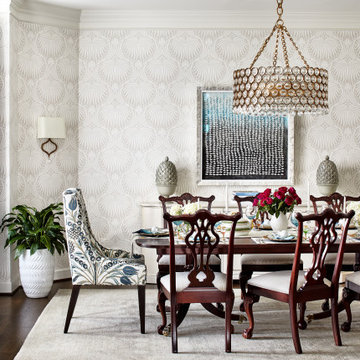 Warm Traditional With Bold Accents