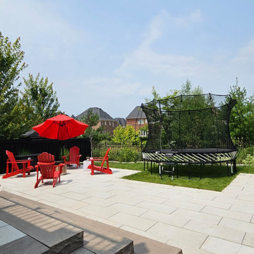 Hot Tub Patio and Step Access Overview