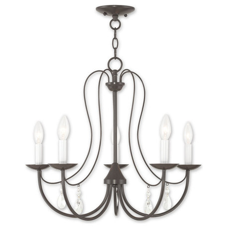 Mirabella 5-Light Chandelier, English Bronze