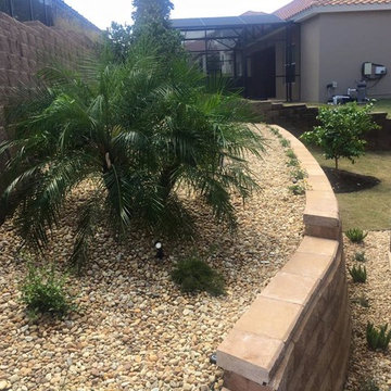 The Bella Lago Retaining Wall and Landscape Project