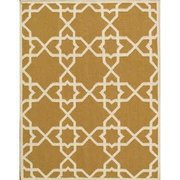 Pasargad Kilim Collection Hand-Knotted Lamb's Wool Area Rug, 6' 0"x9' 0"