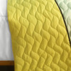 Mira Beauty 3PC Vermicelli-Quilted Patchwork Quilt Set (Full/Queen Size)