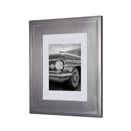 Concealed Picture Frame Medicine Cabinet, Silver, 14"x18"