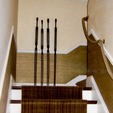 Art Consulting - Sculptures for an Eclectic Stairwell