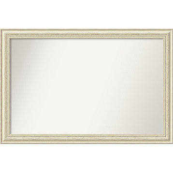 Wall Mirror Choose your Custom Size, Country White Wash