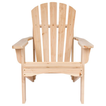 Rockport Adirondack Chair, Natural