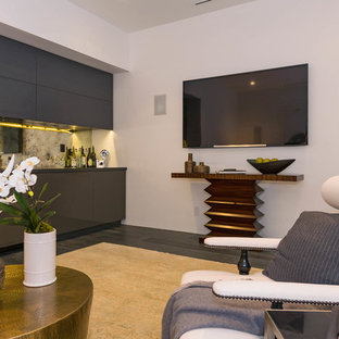 Home theater - 1960s home theater idea in Los Angeles