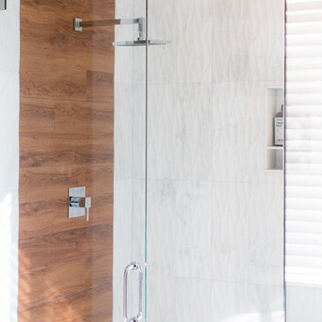 Hinman Master Bath | Roxborough Park, CO | Modern Farmhouse Renovation