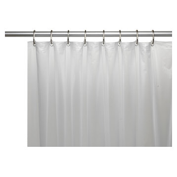 The 15 Best Vinyl Shower Curtains For, Rl Vinyl Magnetic Shower Curtain Liner