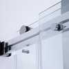 Spezia Double Sliding Frameless Shower Door, Polished Chrome, 60" W X 76" H