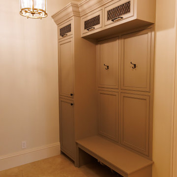Custom Entryway Drop Zone Nook
