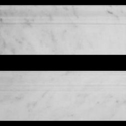 Carrara Marble Italian White Bianco Carrera 3/4" Baseboard Molding Polished - Products