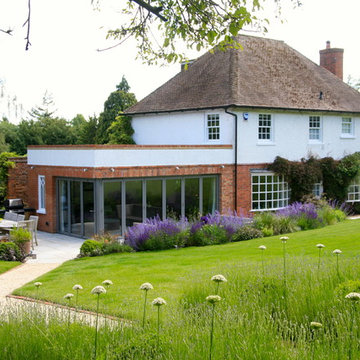 Contemporary Garden and Pool