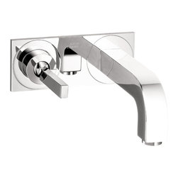 Axor Citterio Wall-Mounted Single-Handle Faucet Trim w/Base Plate - Bathroom Sink Faucets