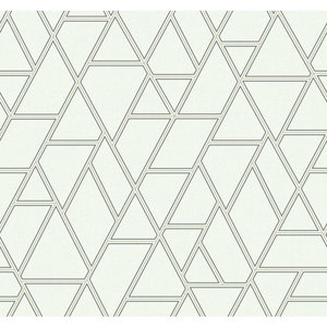 Herringbone Tile Pattern Peel-and-Stick Wallpaper - Contemporary - Wallpaper  - by Simple Shapes | Houzz