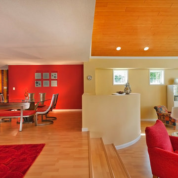 A bright, colorful North Dakota home