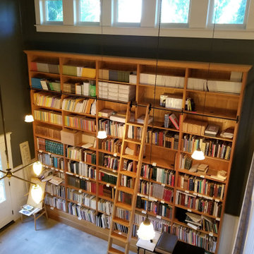 view of custom bookcase