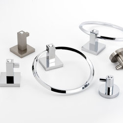Alno, Inc. Crystal Bath Accessories - Bathroom Accessories