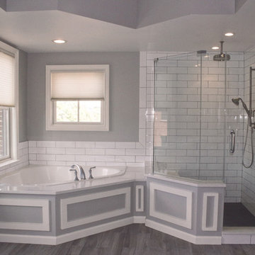 White and Grey Bathroom