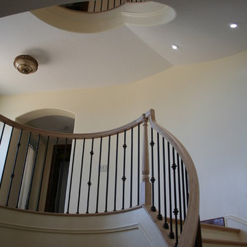 Curved Stair Project. Palaniyandi Residence