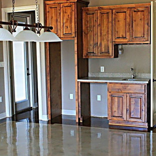 75 Beautiful Home Bar With Laminate Countertops And Gray