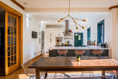 Kitchen - modern kitchen idea in Denver
