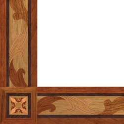 Oshkosh Designs Imperial Inlay Border and Corners - Hardwood Flooring