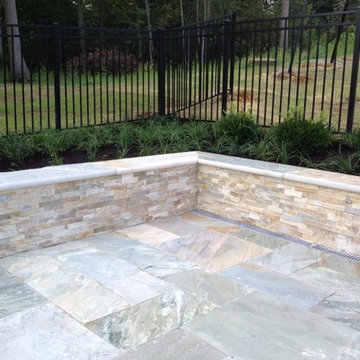 Swimming Pool with Fire Pit