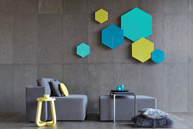 Minimalist living room photo in Los Angeles