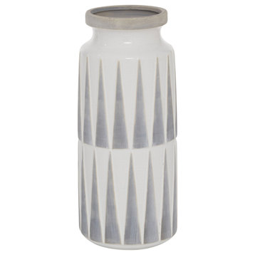 Traditional Gray Ceramic Vase 32751
