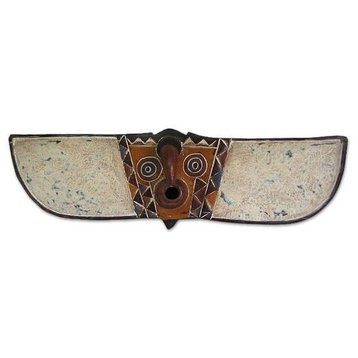 Handmade Bwa Butterfly Spirit Africa tribal wood mask - Ghana