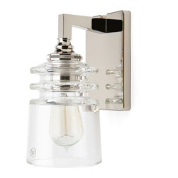 Watt II Wall Mounted Single Arm Sconce - Wall Sconces