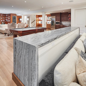 Fantasy Ocean Marble Living Room