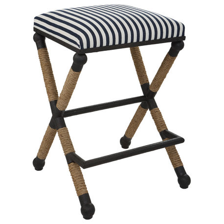 Uttermost Braddock Backless Counter Stool