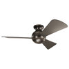 Sola 1 Light 44" Indoor Ceiling Fan, Olde Bronze