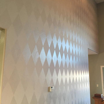 Harlequin Pattern Stencil Projects