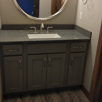 New Construction-Geneseo-Cambria-Koch Cabinets Rustic Birch-Antique Drift