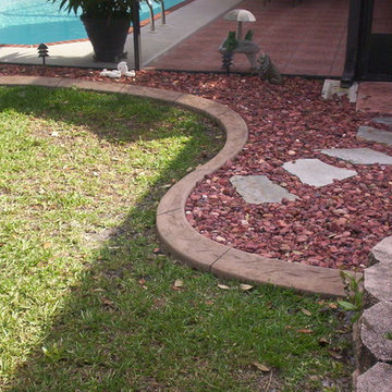 san diego buff w/ 24 " fieldstone and autumn brown spanish marble texture