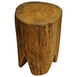 Rustic Accent And Garden Stools by Empty Spaces Design